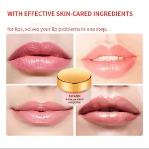 FATAZEN Lip Scrub, Gentle Exfoliation, Deep Moisture, Reduces Lip Lines, Plant Extract Nourishment, Unisex