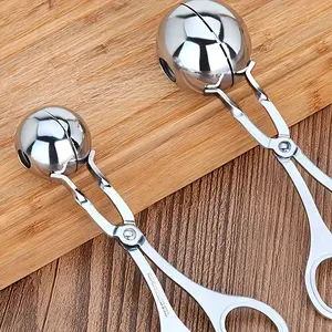 Meatball Maker 304 Stainless Steel Mold, Home Use Fish Meat Beef Ball Clip, Easy-To-Use Meatball Tool for Cooking