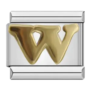 Letter W (Italian Charm Bracelet Charms)