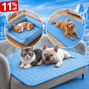 Breathable Ice Silk Pet Cooling Mat | Summer Cold Bed for Dogs & Cats
