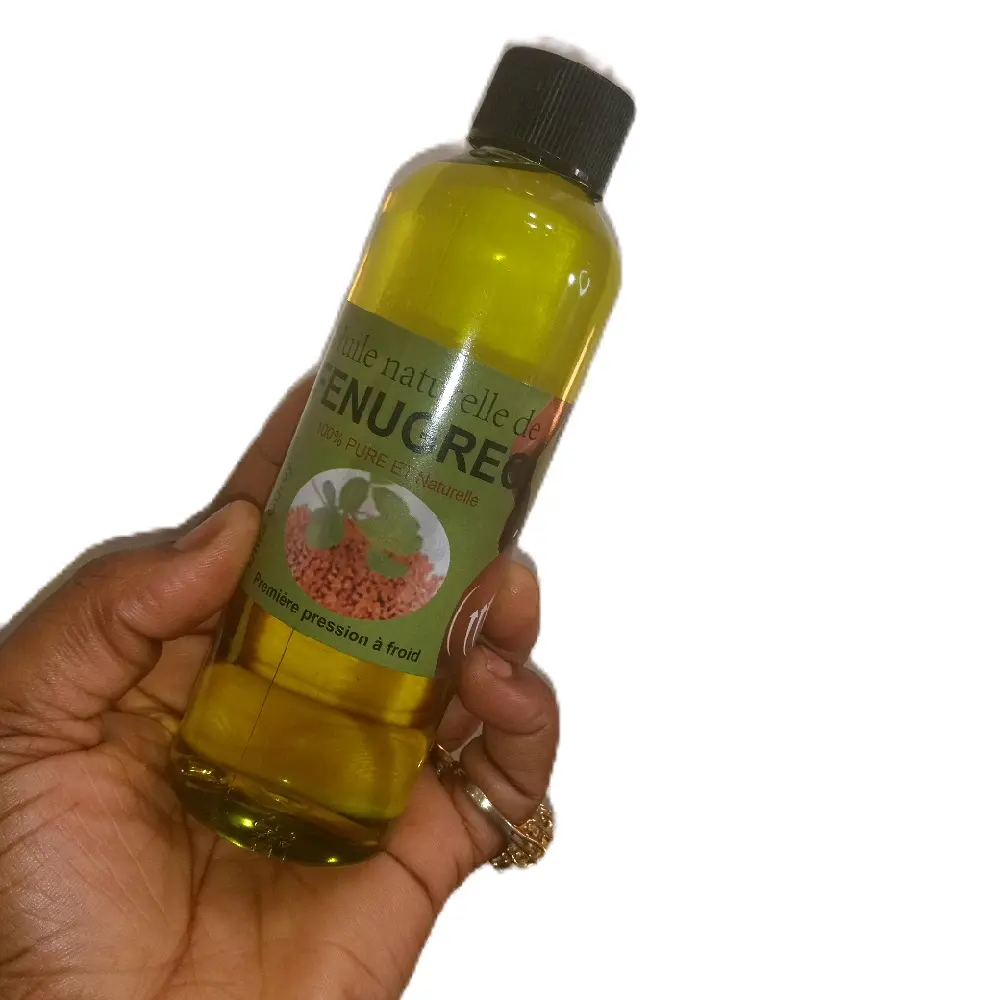 All-Natural Fenugreek-Infused Body Oil - Hydrating Full Body Massage Oil with Natural Butters, Moisturizes Skin