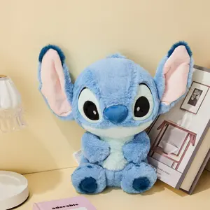 【New Year's gift】MINISO Disney Lilo & Stitch Collection Sitting Figure Stitch Plush Doll -  Premium Quality Stitch Stuff For Disney Fans Surprise Presents For Kid, Halloween gift