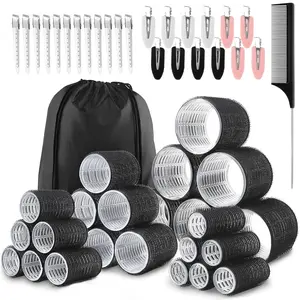 50Piece Hair Rollers set,Self Grip Hair Curlers for Long Medium Short Hair,