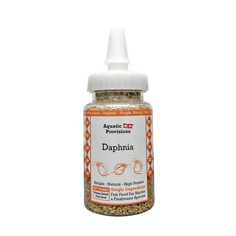 Daphnia Fish Food - Freeze Dried Single Ingredient Feed - High Protein - For Bettas and All Freshwater Community Aquarium Fish and Marine Fish