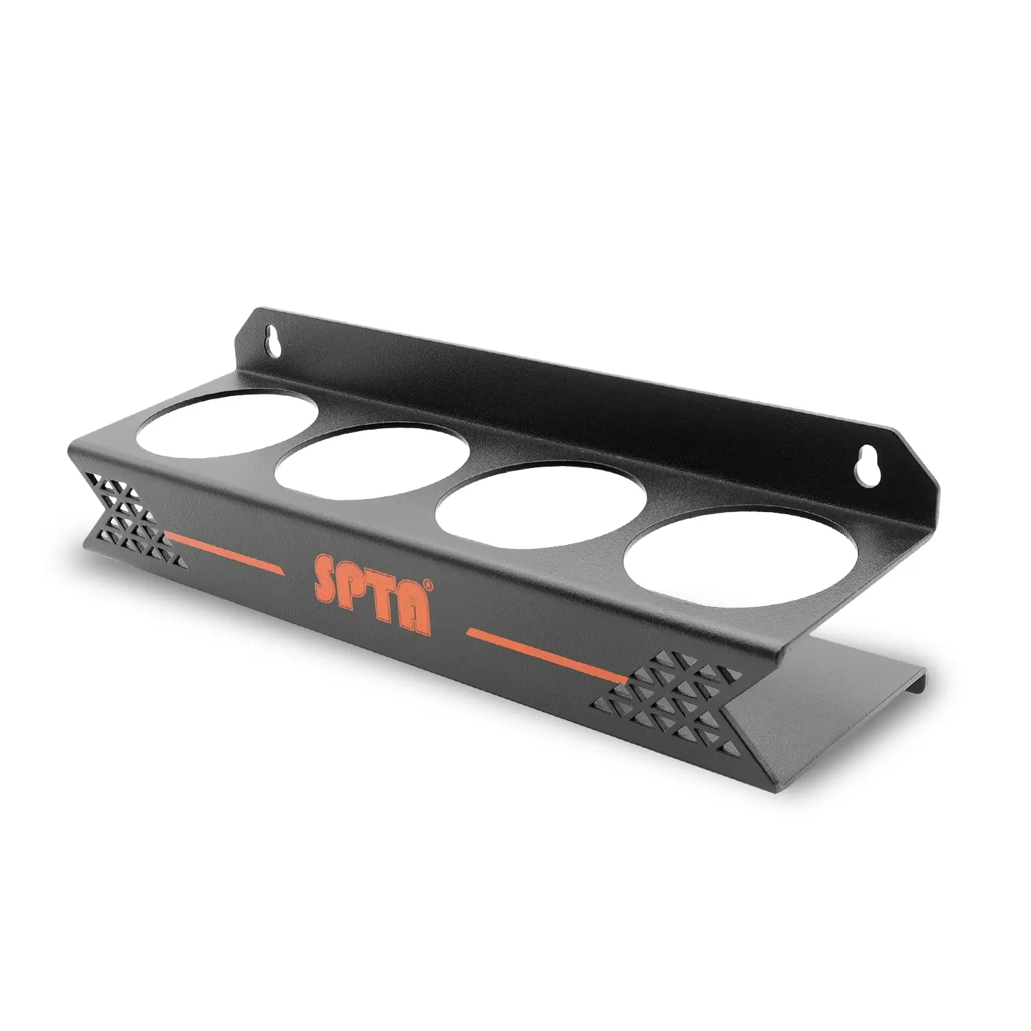SPTA Ceramic Coating Holder - Holds 4 Bottles , Sturdy & Lightweight Organizer, Easy Wall Mounting, Premium Auto Detailing Accessories for Garage & Mobile Use