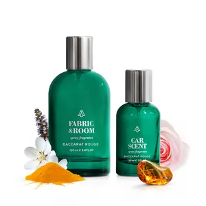 AromaPlan Kit Room & Car Scent Baccarat Rouge AP-037 - 30 ml Car Scent Spray & 100 ml Fabric & Room Spray for Fresh Car & Home Aroma