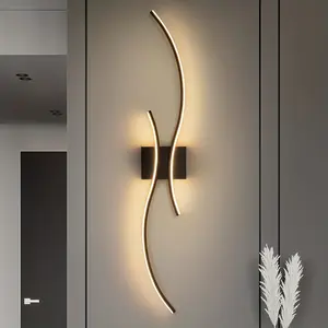 1pc Modern LED Strip Wall Lamp, Semi-Flush Mount Iron Shade Sconce, Detachable Lighting Fixture for Bathroom, Dressing Table, Mirror, Living Room, Corridor, Bedroom - 85V-265V Hardwired, No Battery Required