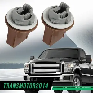 2Pc Bulb Sockets Fit For Ford Headlamp Parking, Turn Signal, Brake Tail Lights