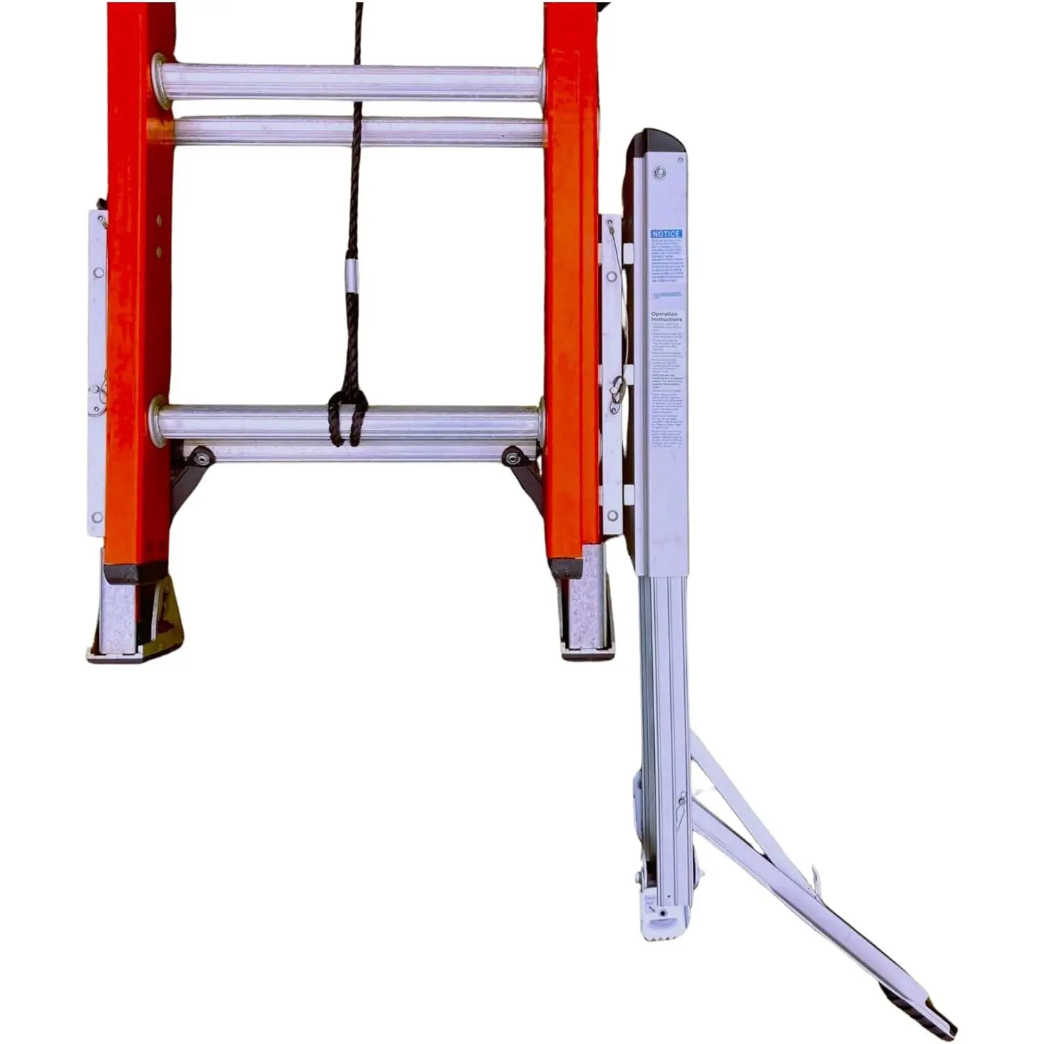 LeveLok LL-STB-4SE-2QC Supreme Extender Ladder Leveler Complete Kit with 1 Supreme Extender Leg Stabilizer Arm and 2 Standard KeyLok Base Units
