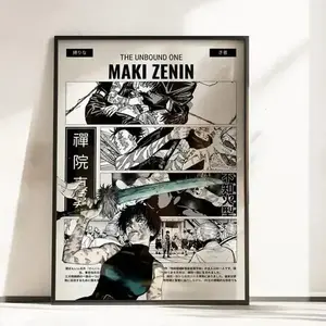 Maki Zenin The Unbound One Poster Jujutsu Kaisen Awakening Wall Art All Sizes