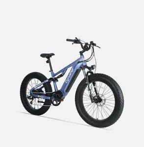 Cyrusher Rover All-Terrain Electric Bike 52V 15.6AH 26" Fat Tire Mountain Ebike
