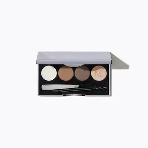 Maelle Brow Stylist - Medium-Dark , easy-to-use all-in-one eyebrow enhancer kit, Makeup Brows Cosmetics Powder