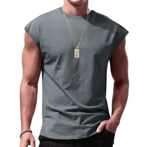 Men Summer Sleeveless Vest, Loose Casual Sports Undershirt Tank Tops For Men