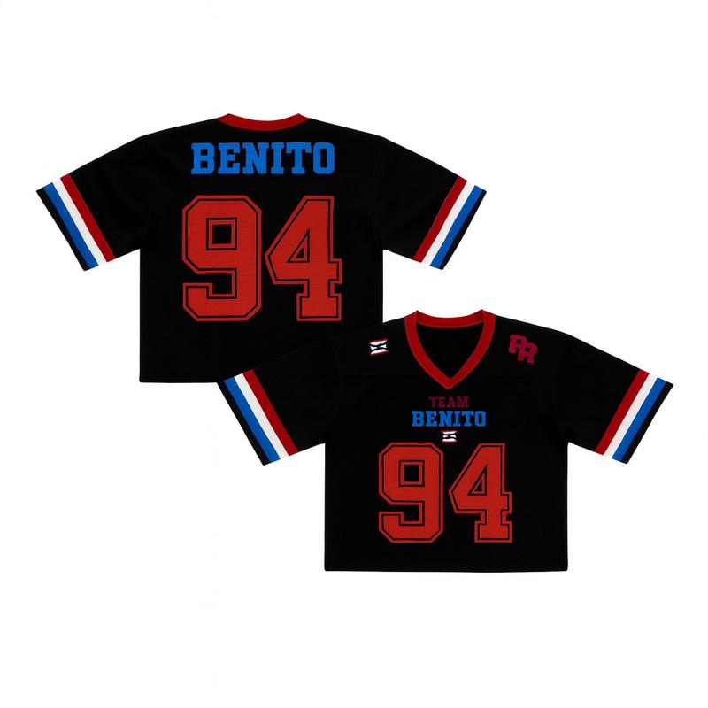 Ben Apparel: Benito SUPA POWL Football Croptop Jersey