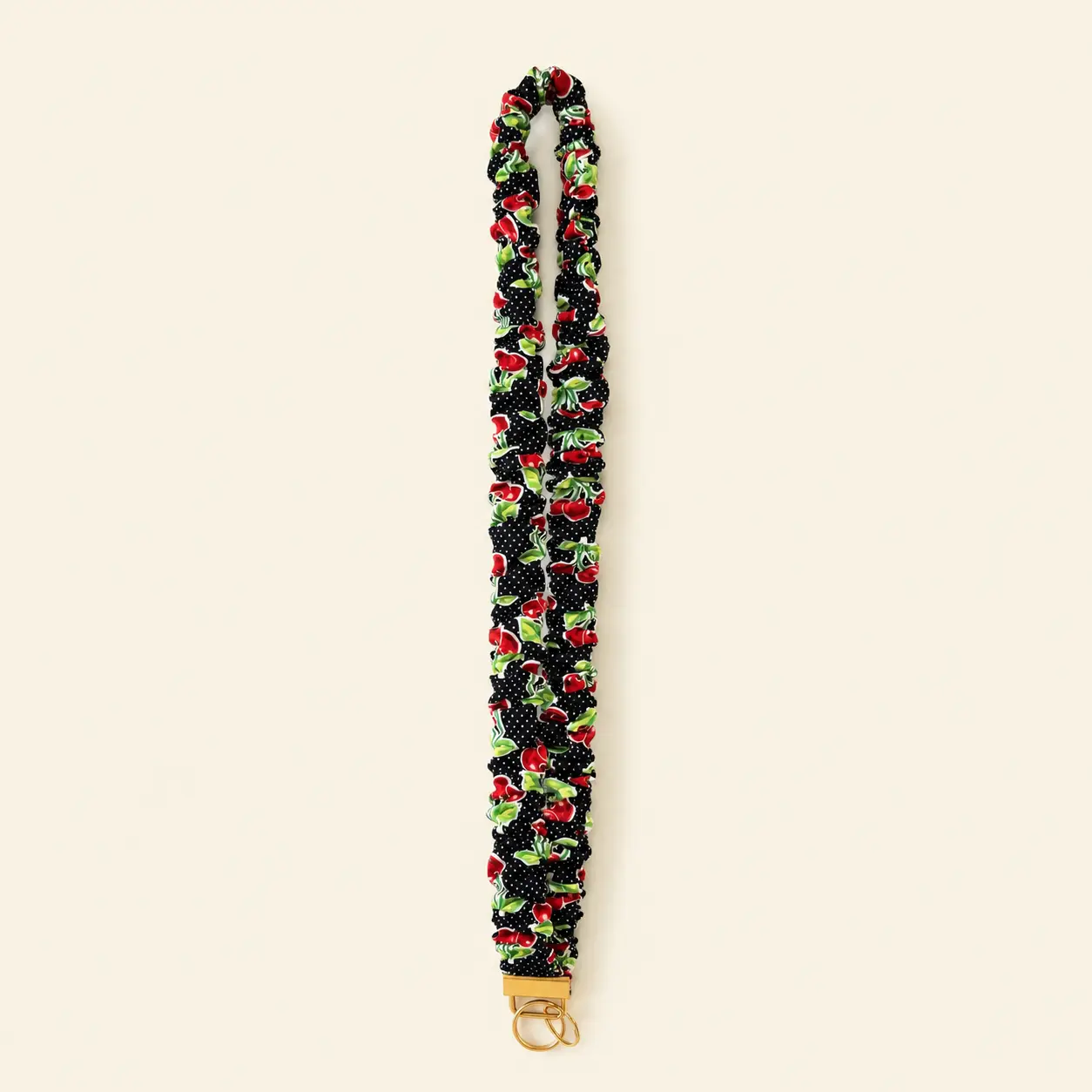 Cherry Scrunchie Lanyard