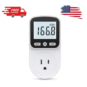 Upgraded Watt Meter Power Meter Plug Home Energy Monitor Electricity Usage Monitor 8 Display Modes
