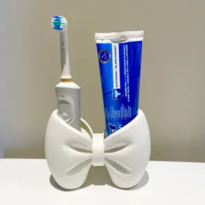 Butterfly Knot Dual-Use Storage Rack, Desktop Pen Holder & Bathroom Toothbrush Stand, Non-Slip Stable Design, Multi-Scene Adaptability