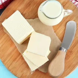 2pcs/4pcs/6pcs Cheese Butter Spreader Set, Stainless Steel Butter Cheese Knife with Bamboo Handle, Sandwich Cream Cheese Cake Condiment Knife Set