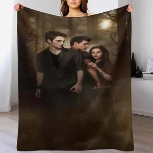 The Twilight Saga HD Printed super soft flannel fleece Plush Blanket,Flannel home Blanket Throw Blanket for Living Room Bedroom Bed Sofa Picnic Kids Cover