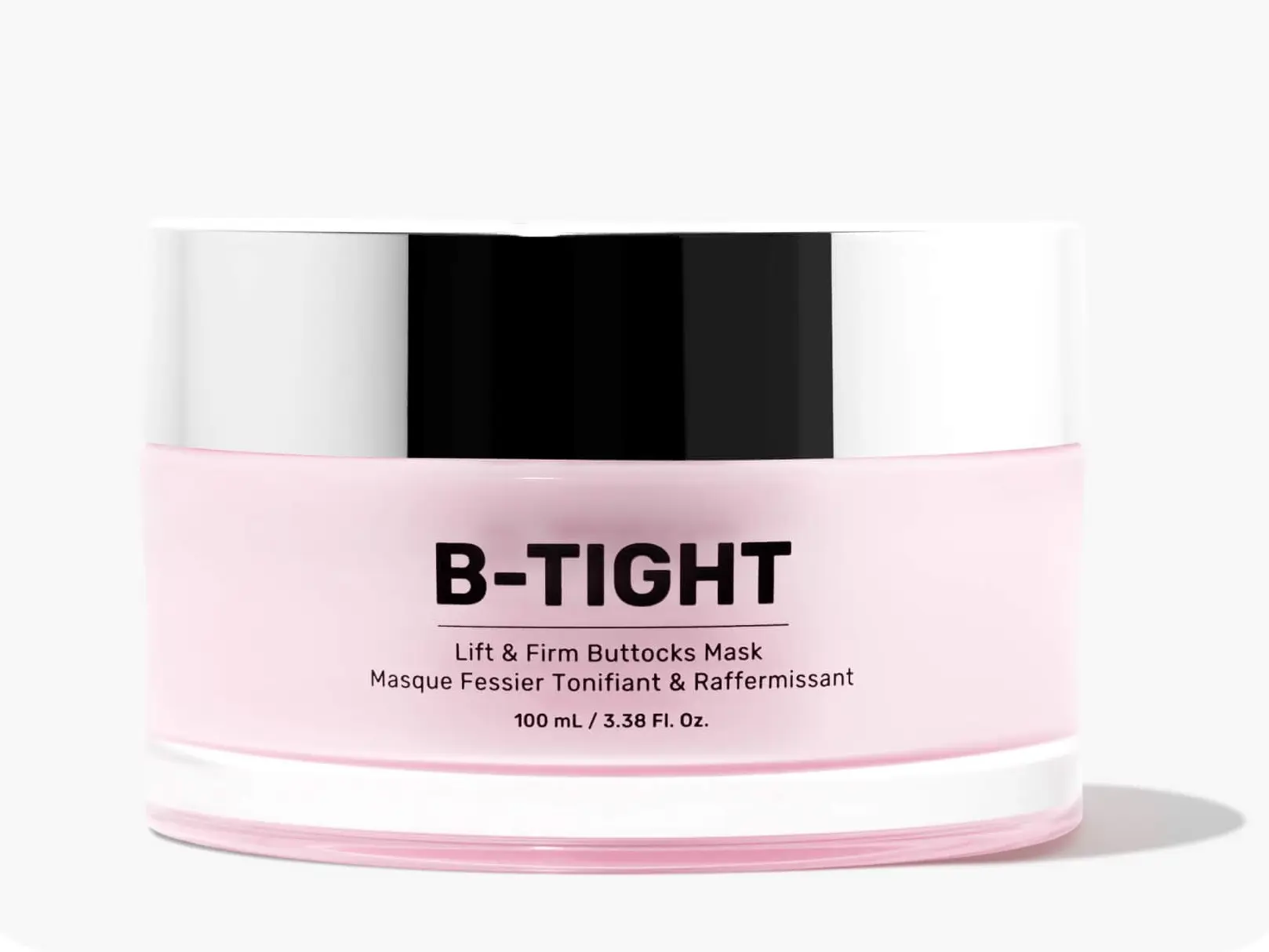 B-TIGHT Lift & Firm Booty Mask with Brazilian Peppertree + Caffeine - Smooth the look of skin on the booty- Reduce the look of rough skin on the booty