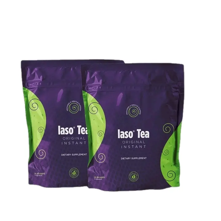 Iaso Instant Regular Cleansing Team 2/bags 50 sachets Wellness Tea Blend Detox Tea