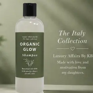 Organic Glow Rosemary Mint Biotin & Honey Shampoo - 16oz