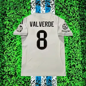 25-26 home white VALVERDE No. 8 cool short-sleeved jersey