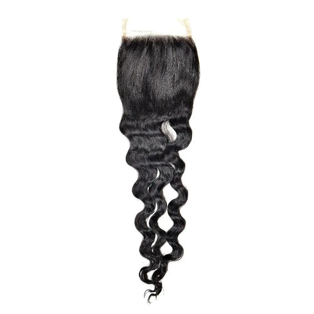 Brazilian Loose Wave 4x4 Transparent Closure