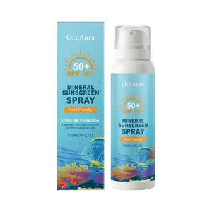 OceAura Mineral Protection Spray, Outdoor Hydrating for Face & Body, Refreshing Non-Greasy Lightweight Skin Care Spray
