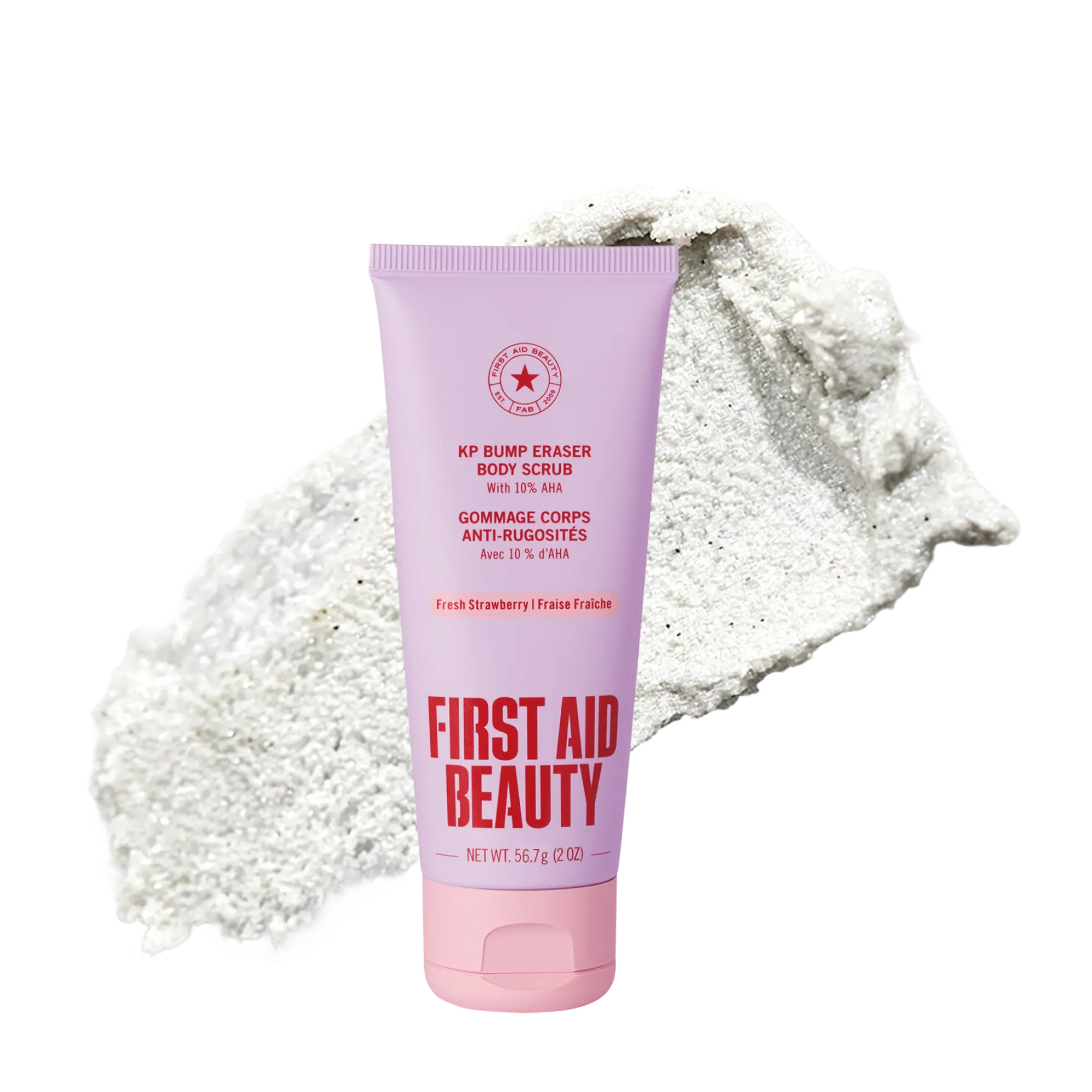KP Bump Eraser Body Scrub 10% AHA Fresh Strawberry Travel Size KP Bump Eraser Body Scrub 10% AHA Fresh Strawberry Travel Size
