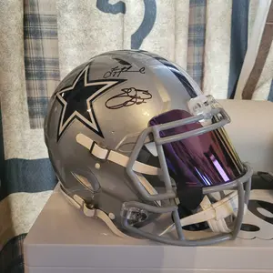 One Signed NFL Fanatics Helmet Memoribilla Break