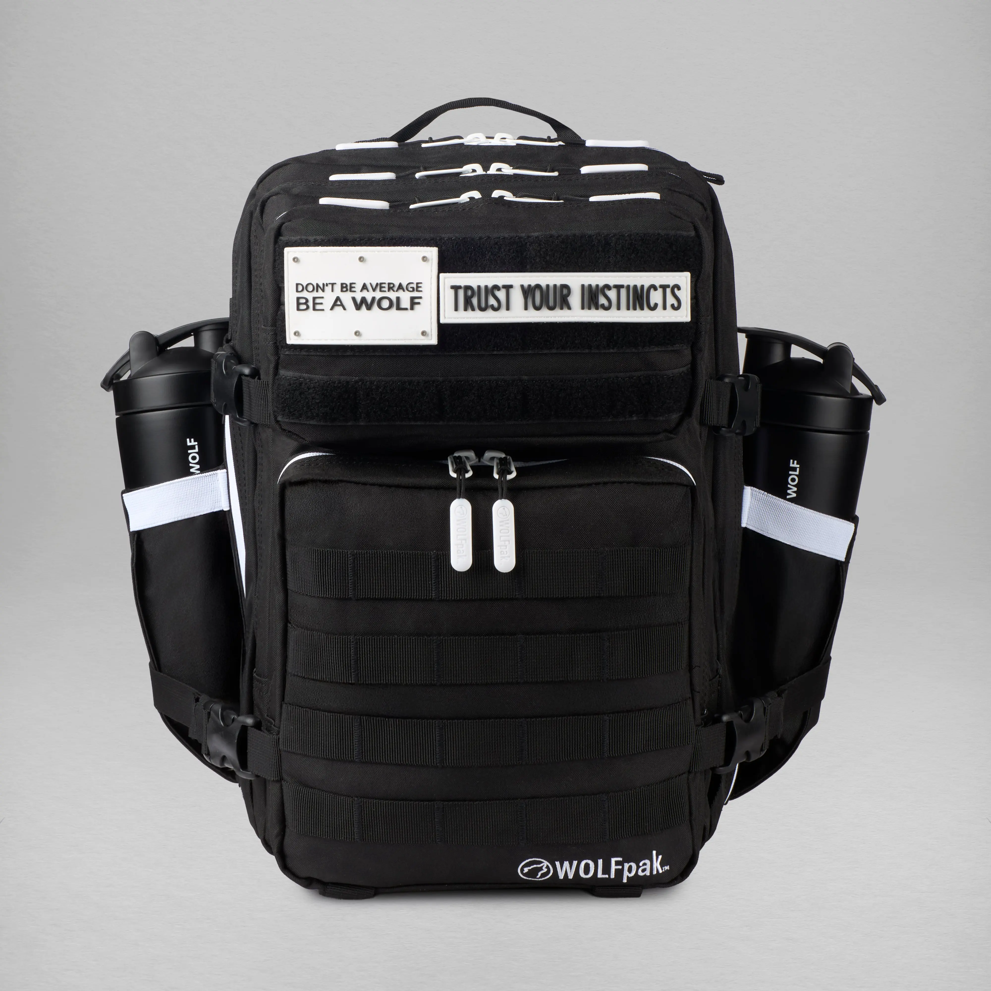 45L Backpack Alpha Black White Accents