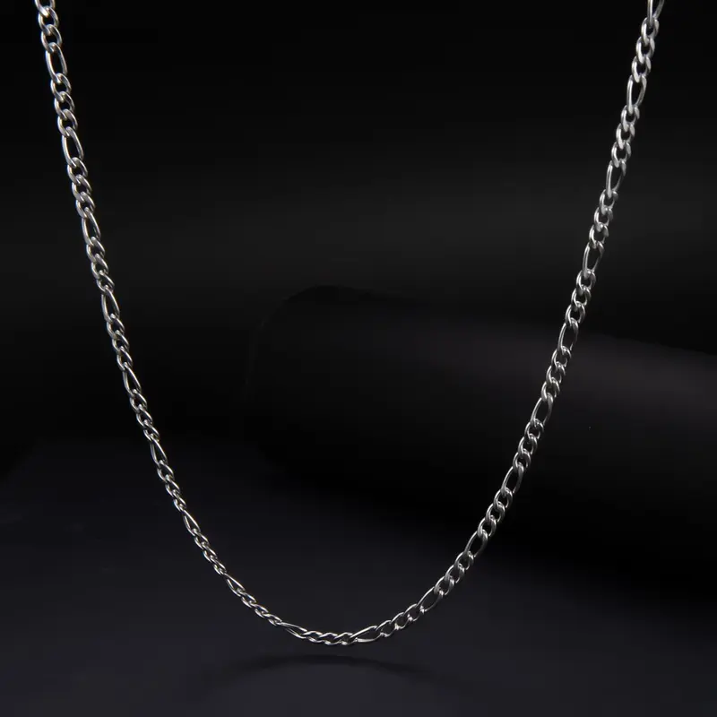Men's Punk Style Stainless Steel Cuban Link Chain Necklace, Fashion Stainless Steel Non Tarnish Necklace for Party, Daily Clothing Decor, Trendy All-match & Exquisite Jewelry for Birthday Gift