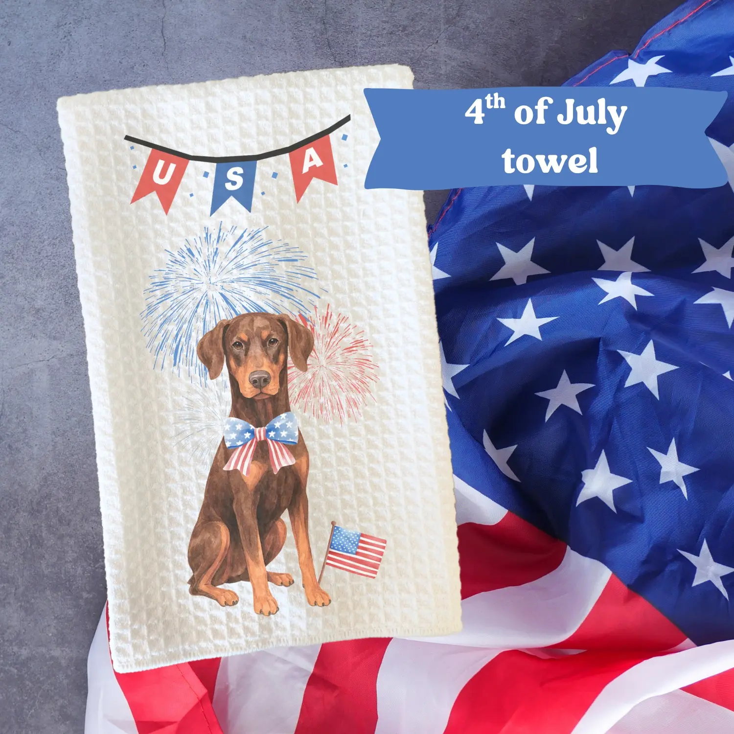 Doberman #3 (RED NATURAL EARS)