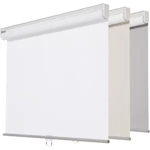 Persilux Cordless Blackout Roller Shades 100% Light Blocking UV Protection Energy Saving Window Blinds for Bedroom Home Office