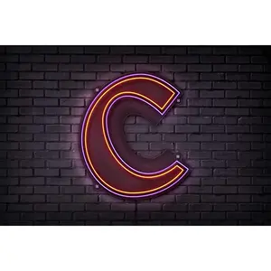 Clemson Baseball C LED Neon Sign Large [23 x 20] - Officially Licensed