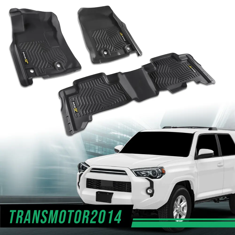CROSSDESIGN Fit For 14 -23 Toyota 4runner Lexus Gx460 Floor Mats Front & 2nd Row, Car Interior, Automotive, Car Accessory, Protector