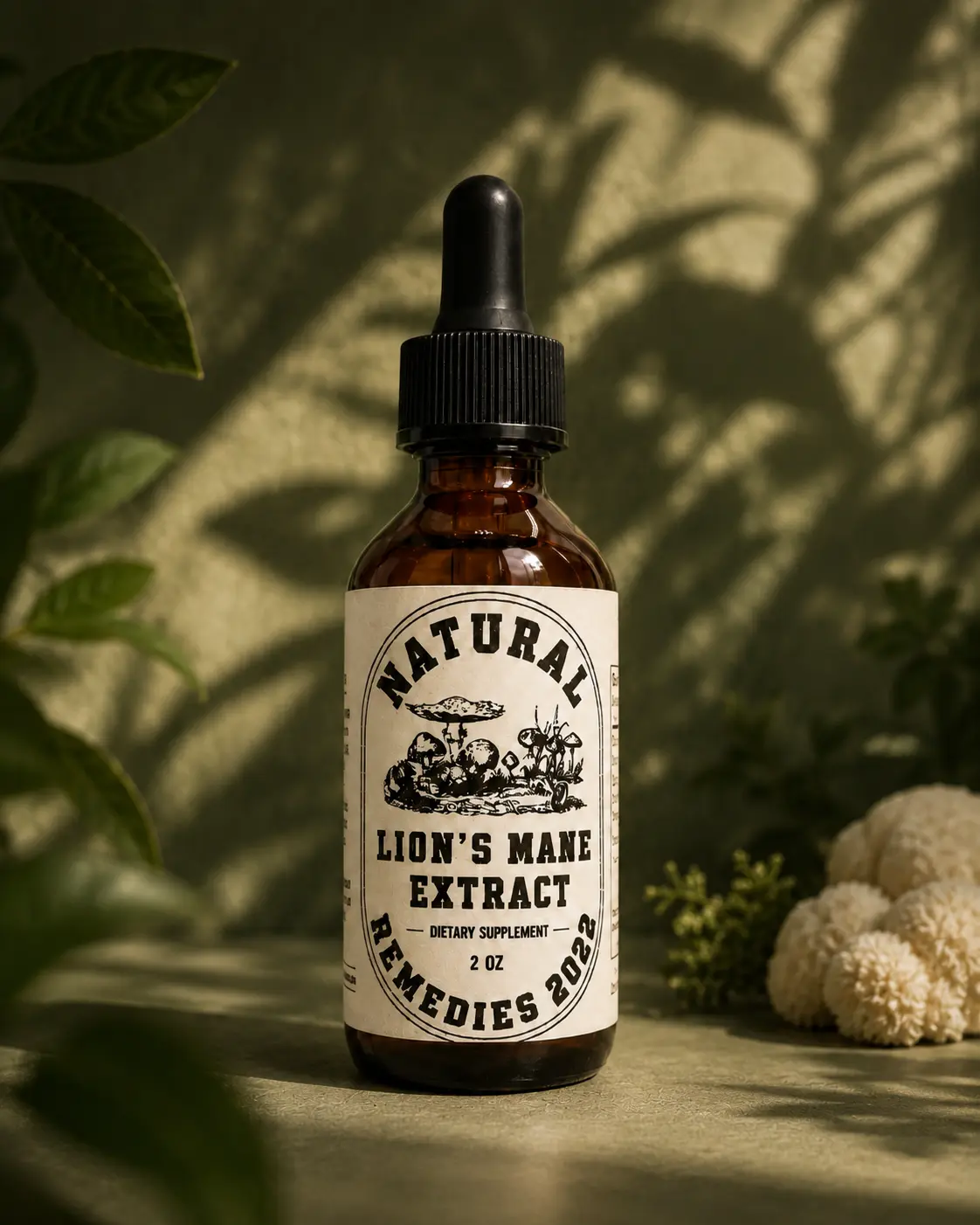 Lion’s Mane Extract Natural Dietary Supplement - Edible for Health & Wellness, Ideal for Fitness Support