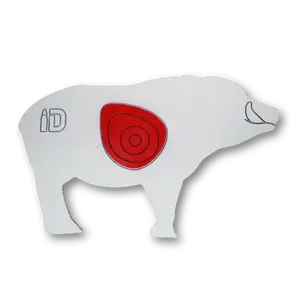 Infinity Hog Target Silhouette Self-Healing - Self-Healing Rubber, 7,000 Rounds for Durability, Compatible with All Calibers