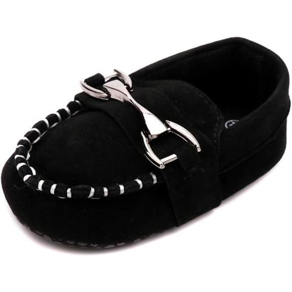 L-A6   Baby Loafers for Girls and Boys: Classic Prewalker & Crib Dress Shoes