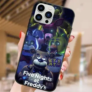 JIACC 5Nighhhts-Att-Frredddys Pattern Phone Case for iPhone 17 ProMax Plus Air 16 15 14 13 12 11 X XR & SamsungS25 S24 S23 S22 Ultra, Aesthetic Protective Cover Tough Phone Case Unique gift options