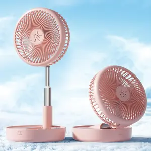 Portable Camping Fan,Foldable Standing Rechargeable Fan with Remote  - 7.7" 7200mah Battery Operated USB Fans for Indoor, Outdoor, Tent, Travel, Fishing, Jobsite, Gifts for Men and Dad