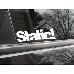 Static, car decal, bumper sticker, truck decal, funny car decal