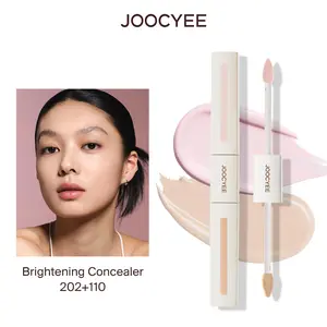 JOOCYEE Airy Wear Double Sided Concealer, Color Correcting, High-Coverage, Lightweight, Hydrating, Dark Circle Concealer, Blemish Cover, Natural Finish, Beginner-Friendly, Multi Shades, Portable, Parties, Dates, Everyday Use, Refresh Look sum