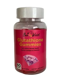 BeeWaist Glutathione - 60 Count - Daily Beauty & Wellness Support with L-Glutathione, Vitamins, and Marine Collagen for Modern Lifestyles - Healthcare, Fitness