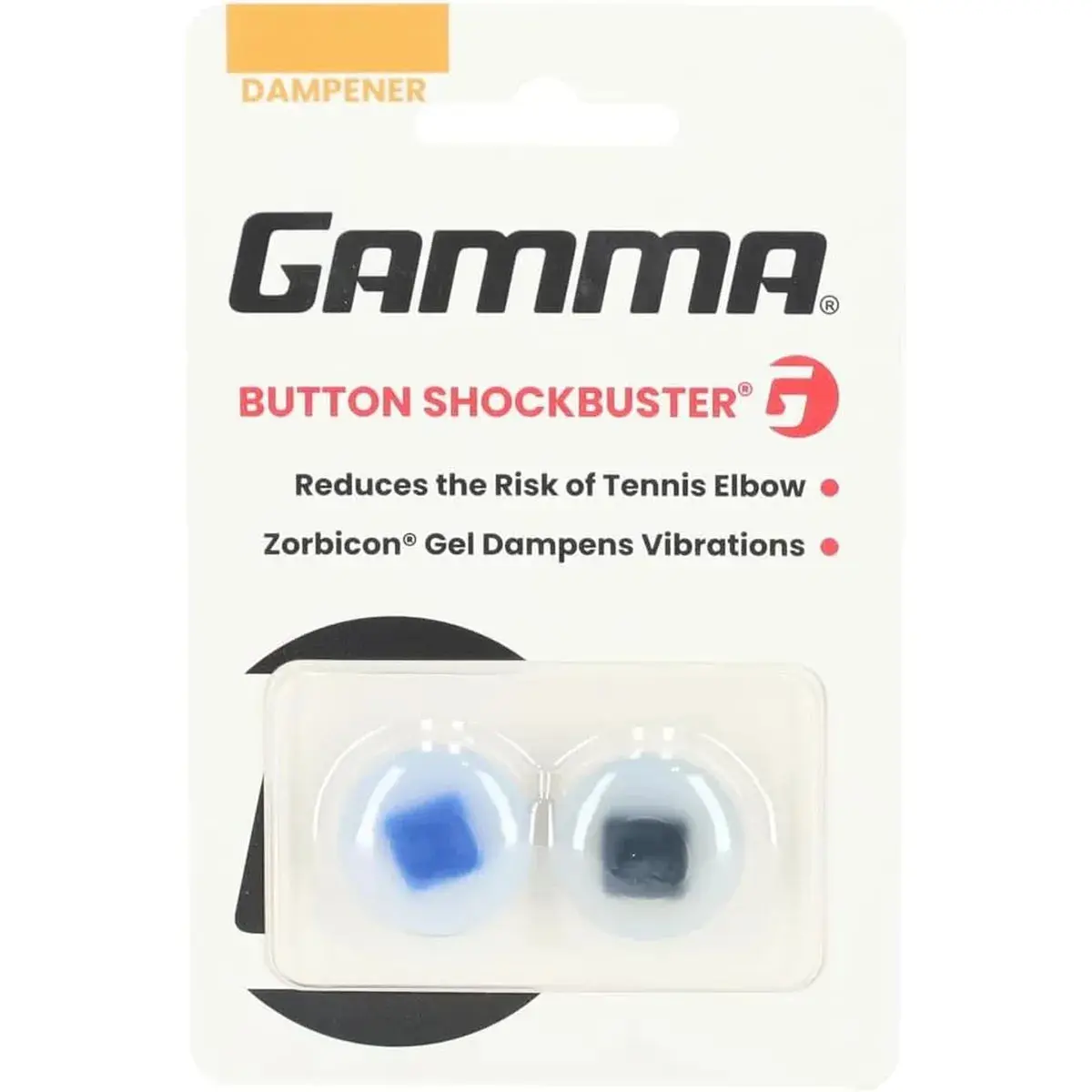 Gamma Shockbuster Button Tennis Racquet Vibration Dampener