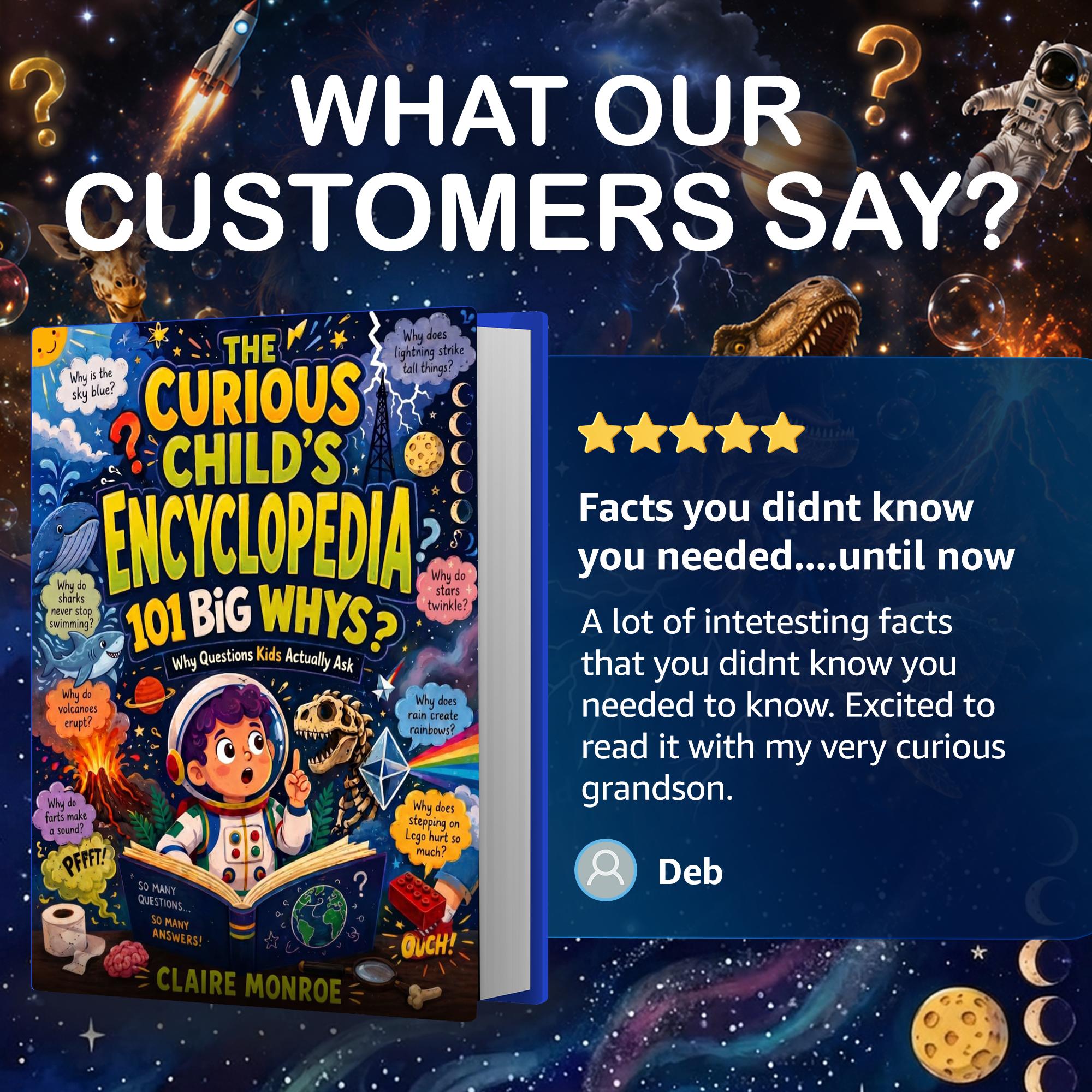 Claire Monroe The Curious Child's Encyclopedia - Children's Literature & Art Book for 6–10 Years, 101 Real 'Why?' Questions, Science Facts, Activities, Bright Engaging Illustrations, Bedtime Learning Claire Monroe The Curious Child's Encyclopedia - Children's Literature & Art Book for 6–10 Years, 101 Real 'Why?' Questions, Science Facts, Activities, Bright Engaging Illustrations, Bedtime Learning