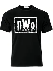 New World Order Wcw Pro Wrestling T-Shirt, Unisex Casual Streetwear, Comfortable Fashion Design, Perfect Gift for Fans