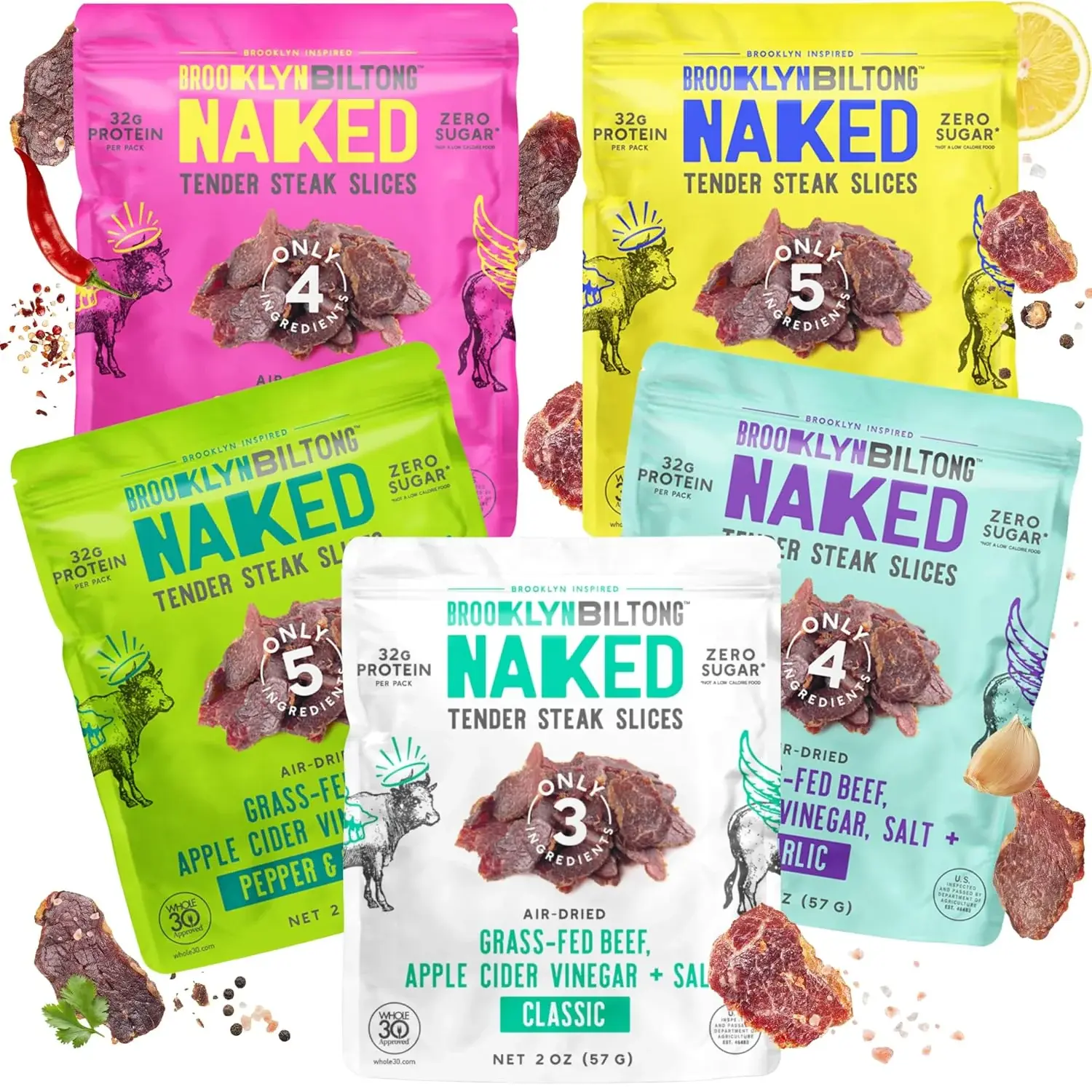 The Ultimate 2oz Biltong Variety Pack