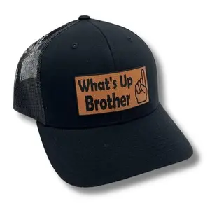 What's Up Brother Patch Hat - Snapback and FLEXFIT FITTED Hats